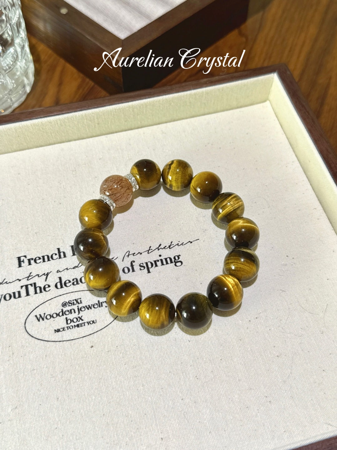Tiger's Eye & Black Gold Ultra Bracelet (bac962)