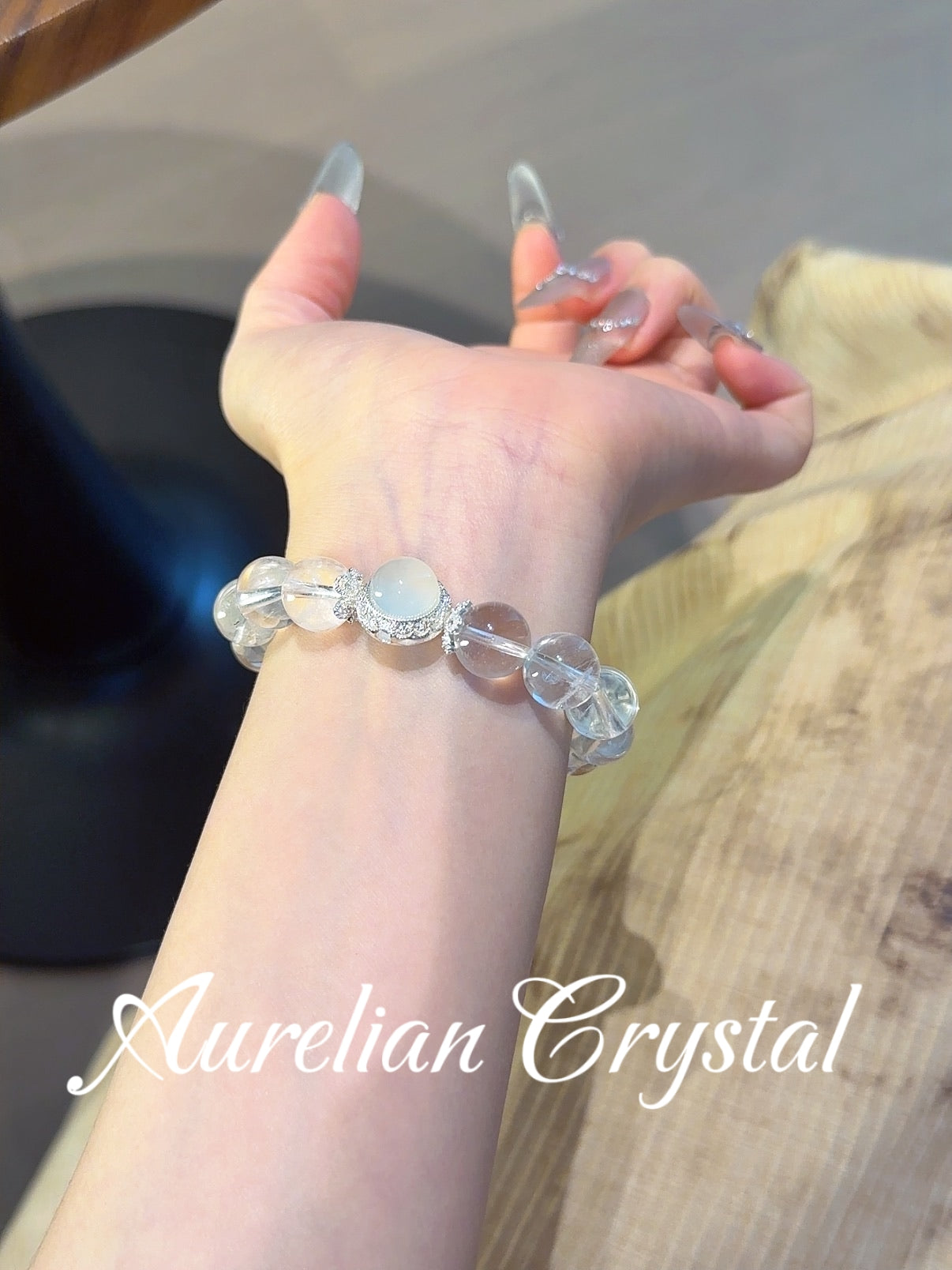 Clear Quartz & Agate Magic Box Bracelet(bac1491x)