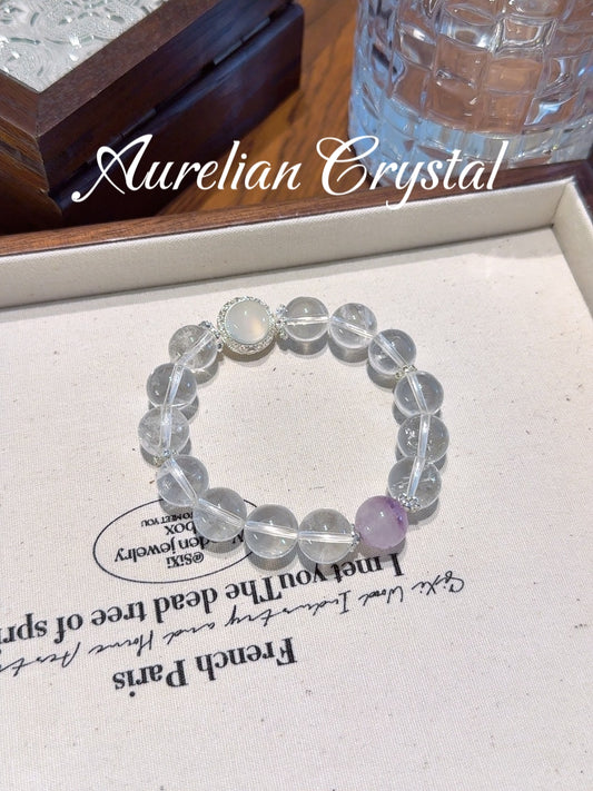 Clear Quartz & Agate Magic Box Bracelet(bac1491x)