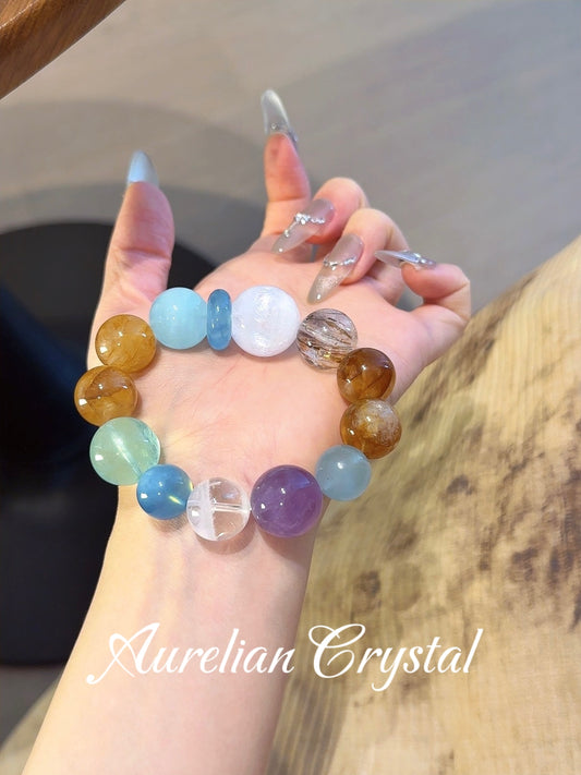 Multi-Gemstone Bracelet(bac1473)