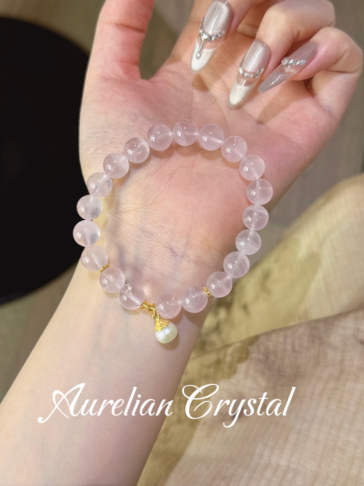 Rose Quartz Bracelet(bac113x)