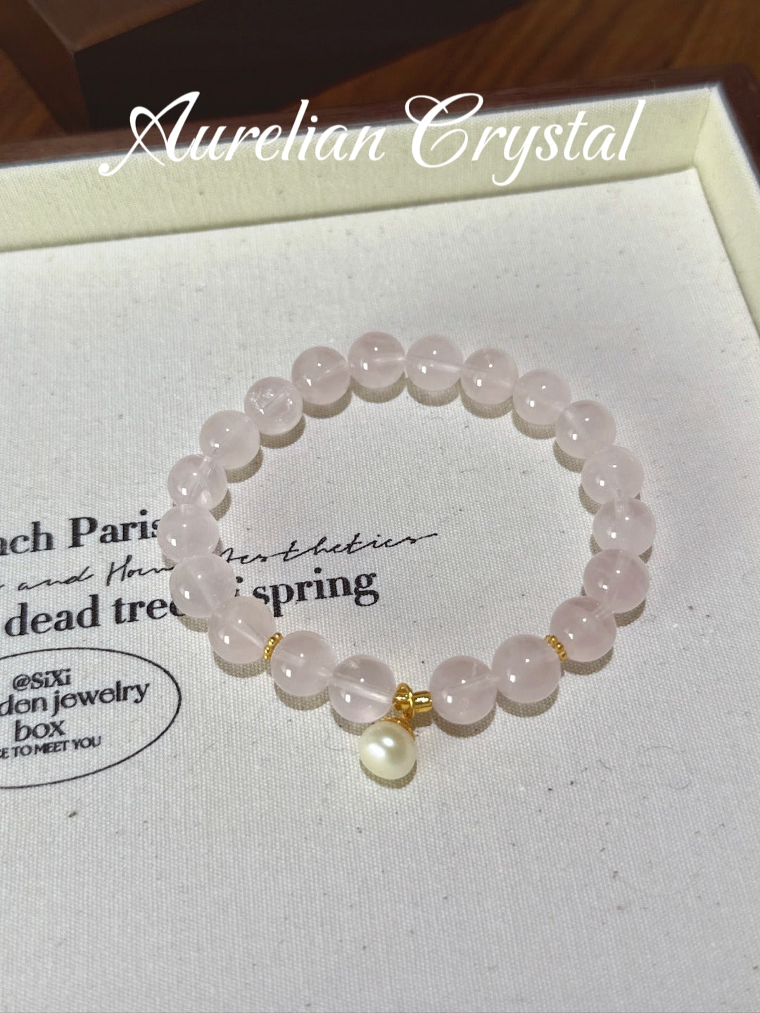 Rose Quartz Bracelet(bac113x)
