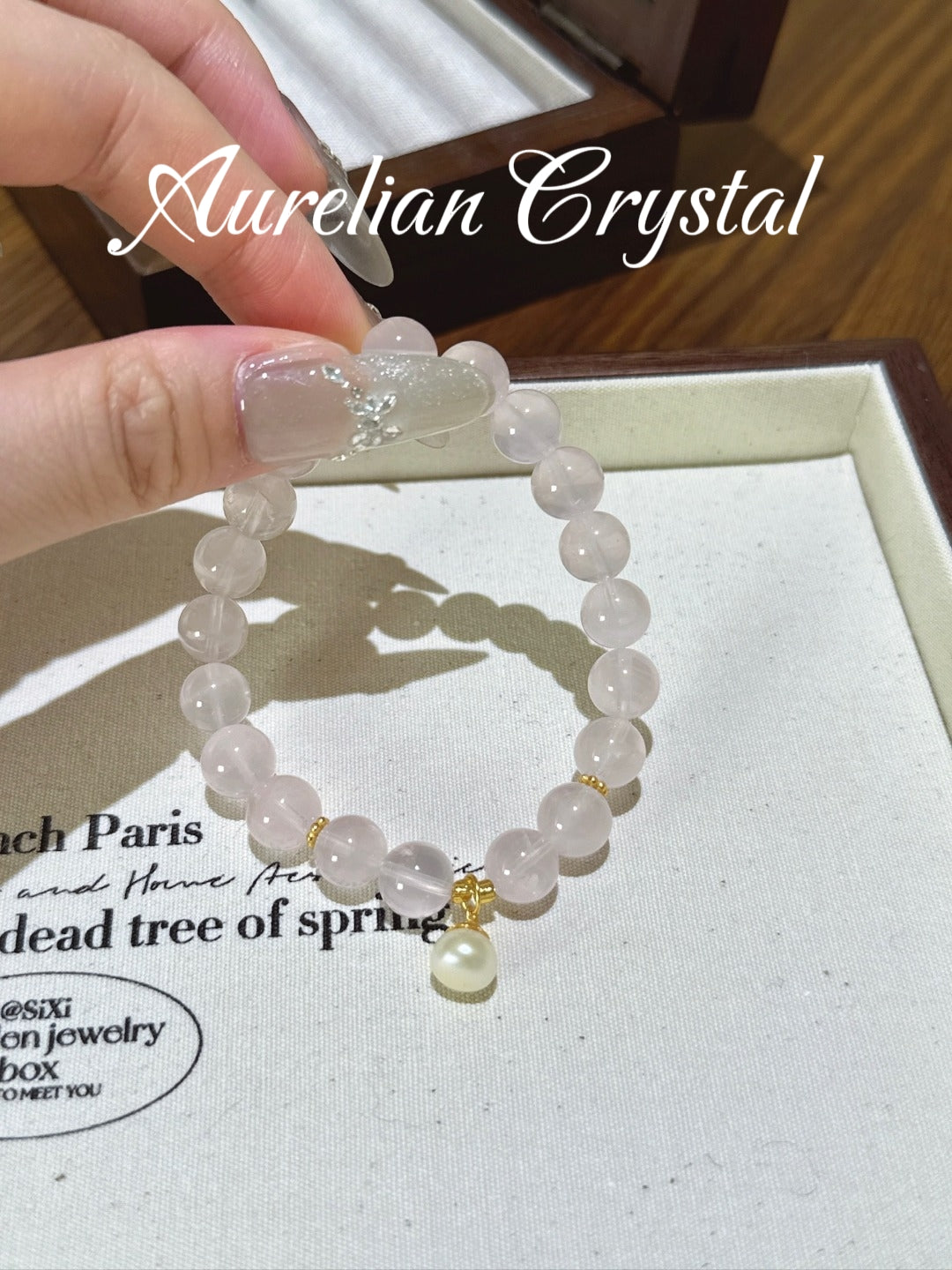 Rose Quartz Bracelet(bac113x)