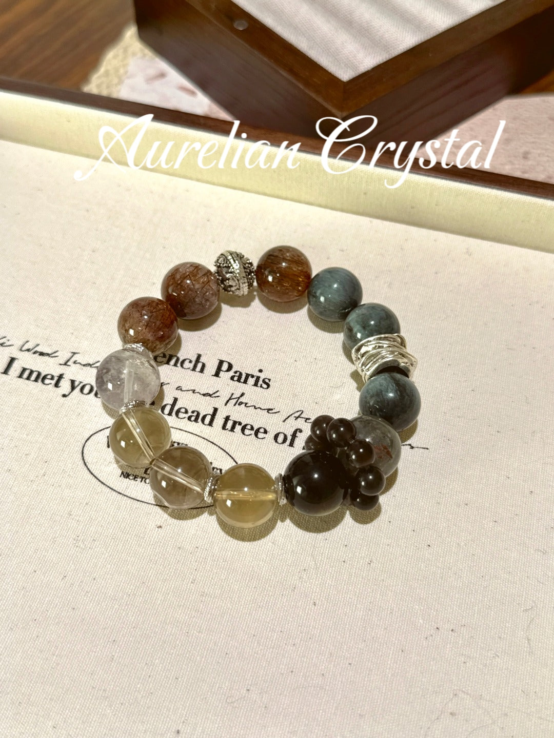 Dark Tea Series Multigem Bracelet(bac916)