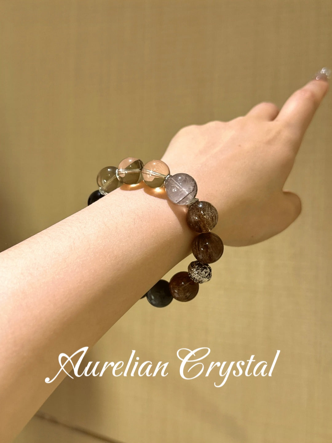 Dark Tea Series Multigem Bracelet(bac916)