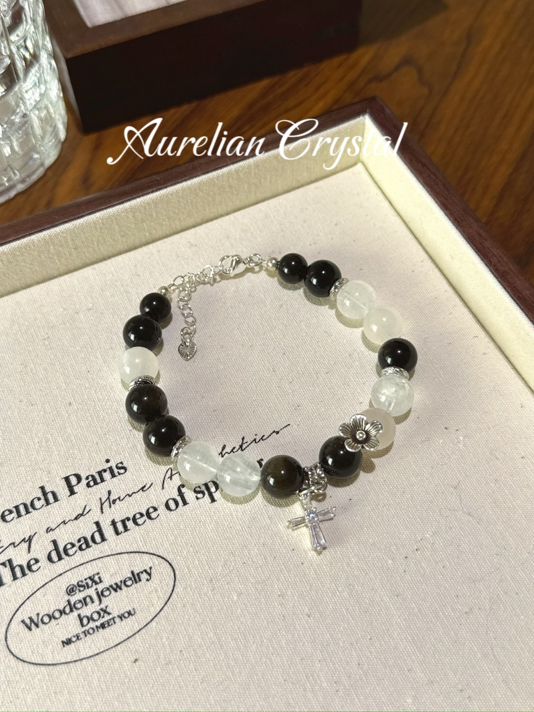 Gold Sheen Gem & Blue Moonstone Bracelet(bac1007)