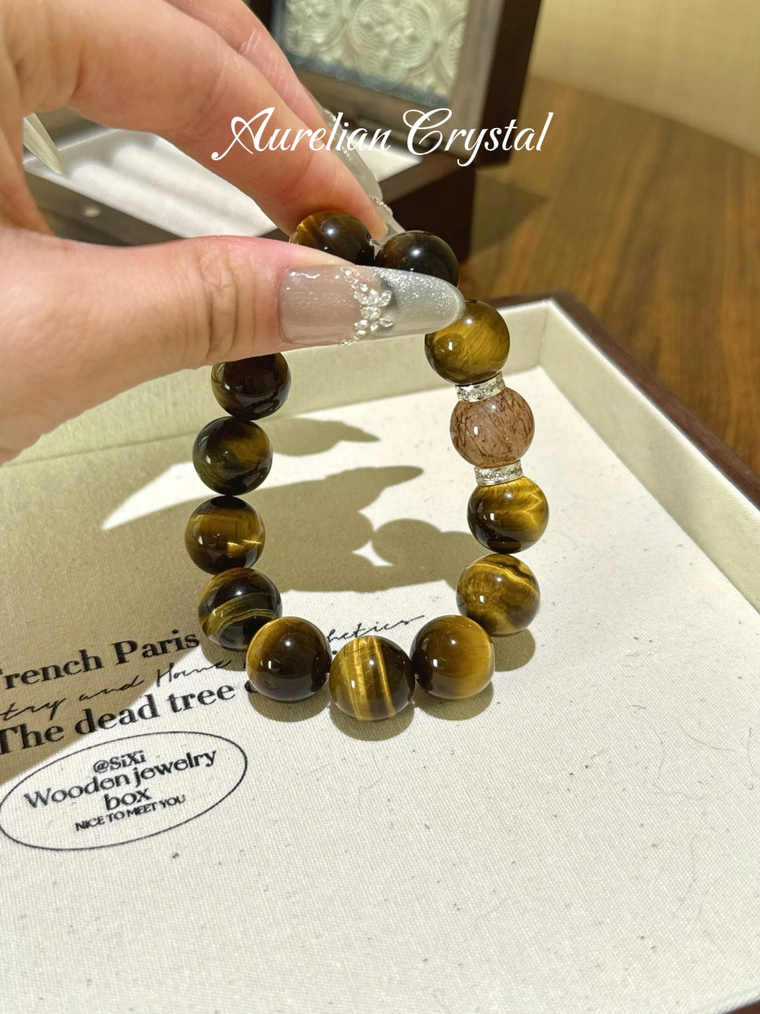 Tiger's Eye & Black Gold Ultra Bracelet (bac962)