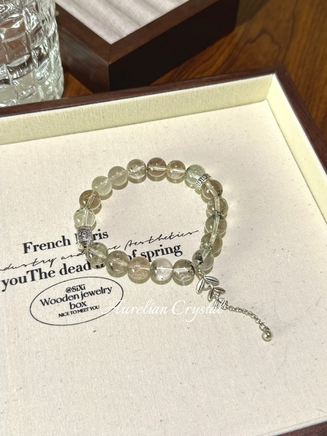 Green Phantom Quartz Bracelet (bac979)