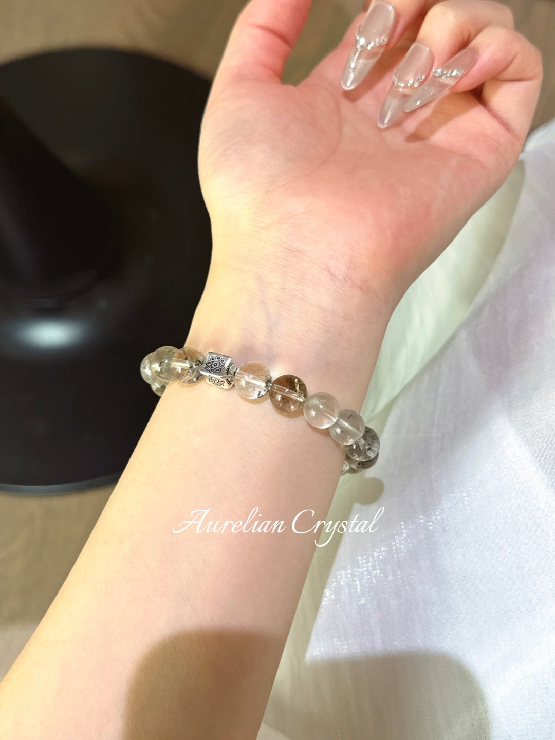 Green Phantom Quartz Bracelet (bac979)