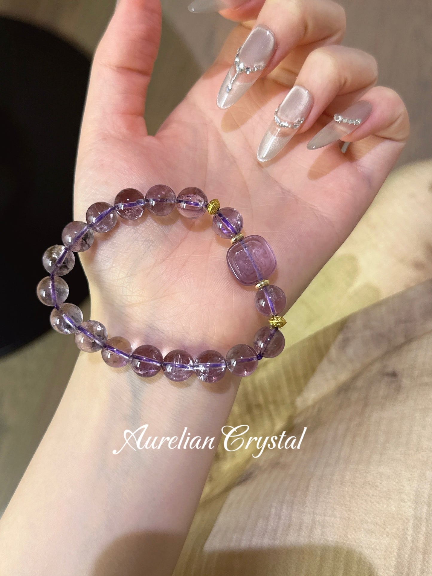 Amethyst & Zaki Lamu Bracelet (bac706x)