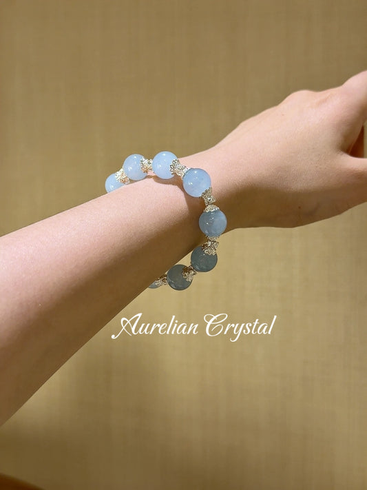 Blue Chalcedony Bracelet (bac888)