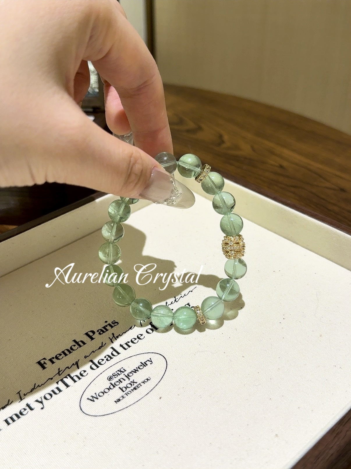 Green Fluorite Bracelet (bac746)