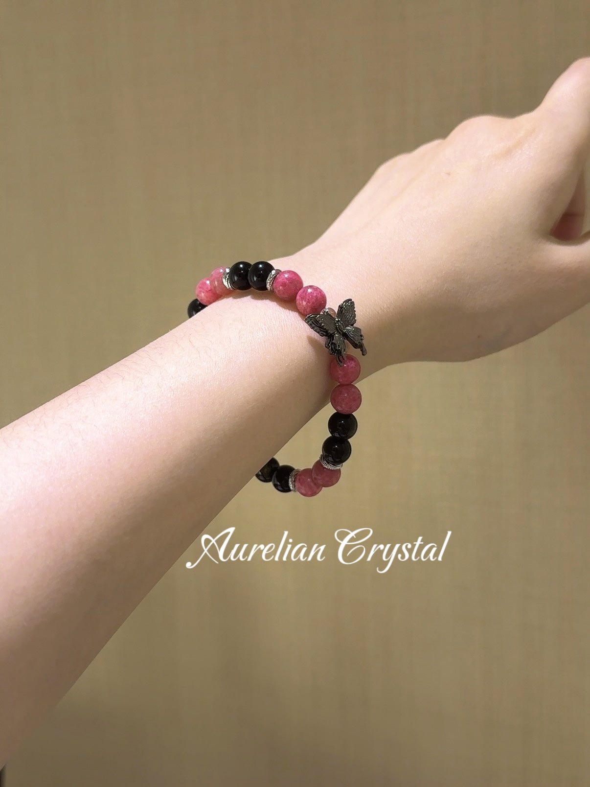 Rhodonite & Gold Obsidian Bracelet (bac847)