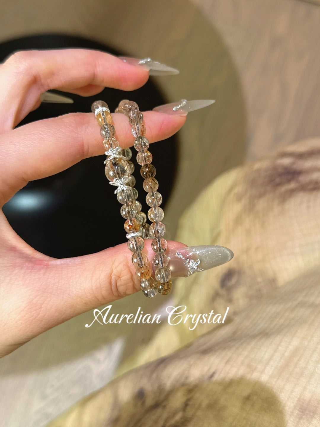 Black Gold Super Double Strand Bracelet (bac966)