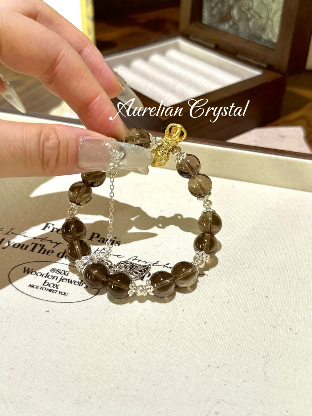 Tea Quartz Bracelet (bac917)
