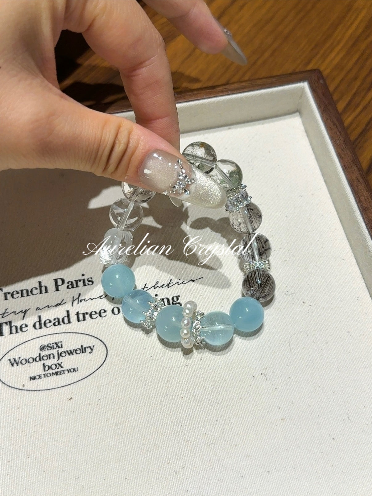 Five Elements * Metal & Water Affinity Bracelet (bac1264)