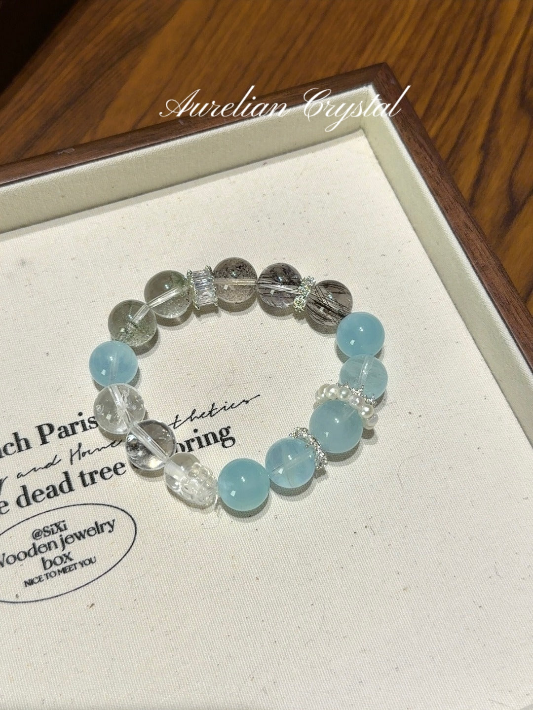 Five Elements * Metal & Water Affinity Bracelet (bac1264)