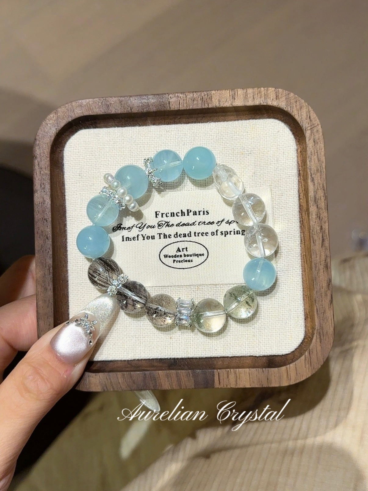 Five Elements * Metal & Water Affinity Bracelet (bac1264)