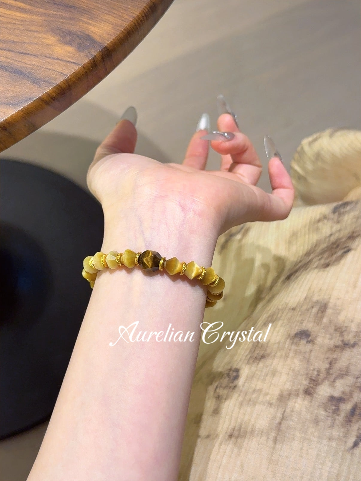 Golden Tiger's Eye Bracelet for Wealth & Career (bac1565)
