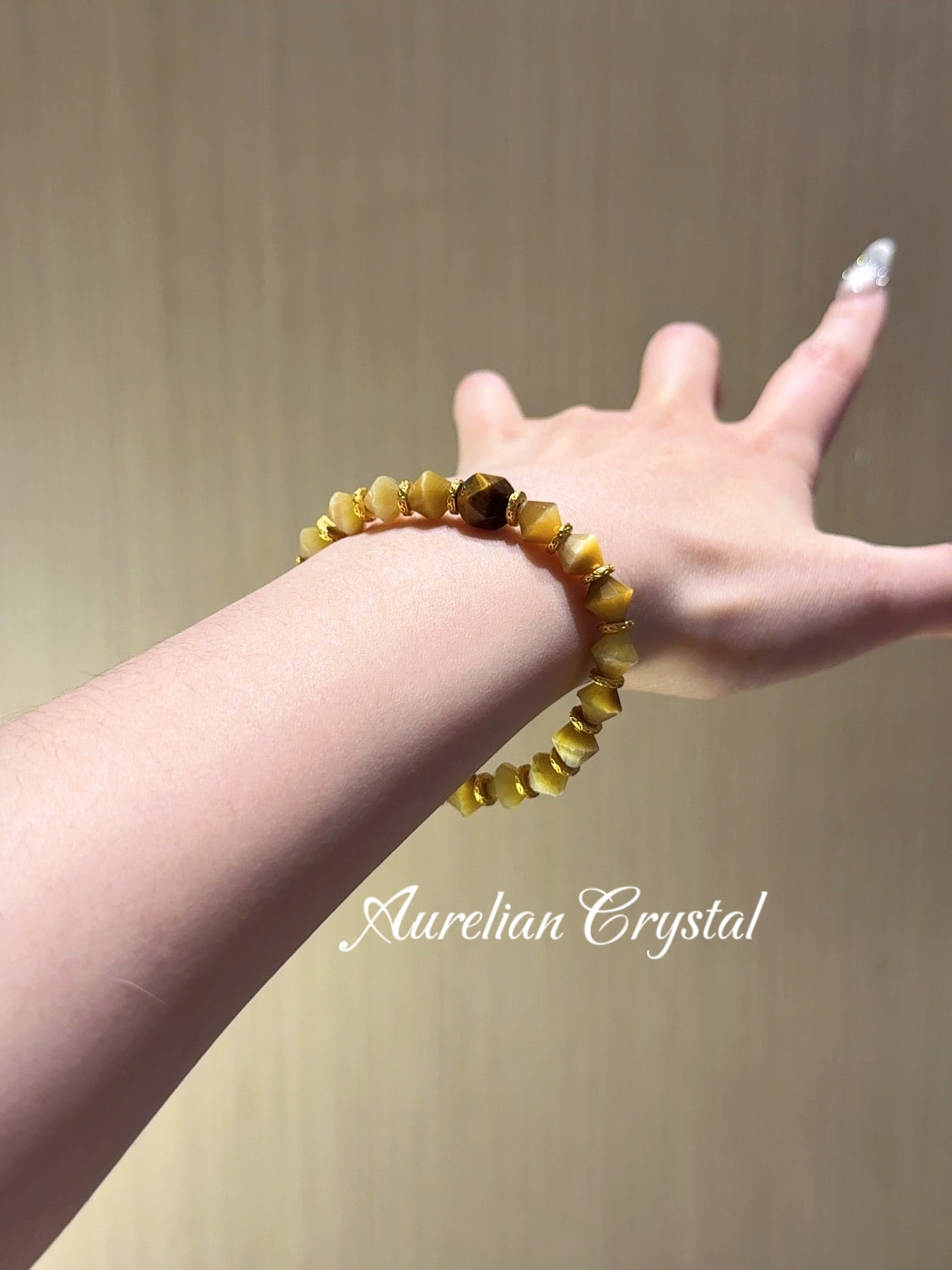 Golden Tiger's Eye Bracelet for Wealth & Career (bac1565)