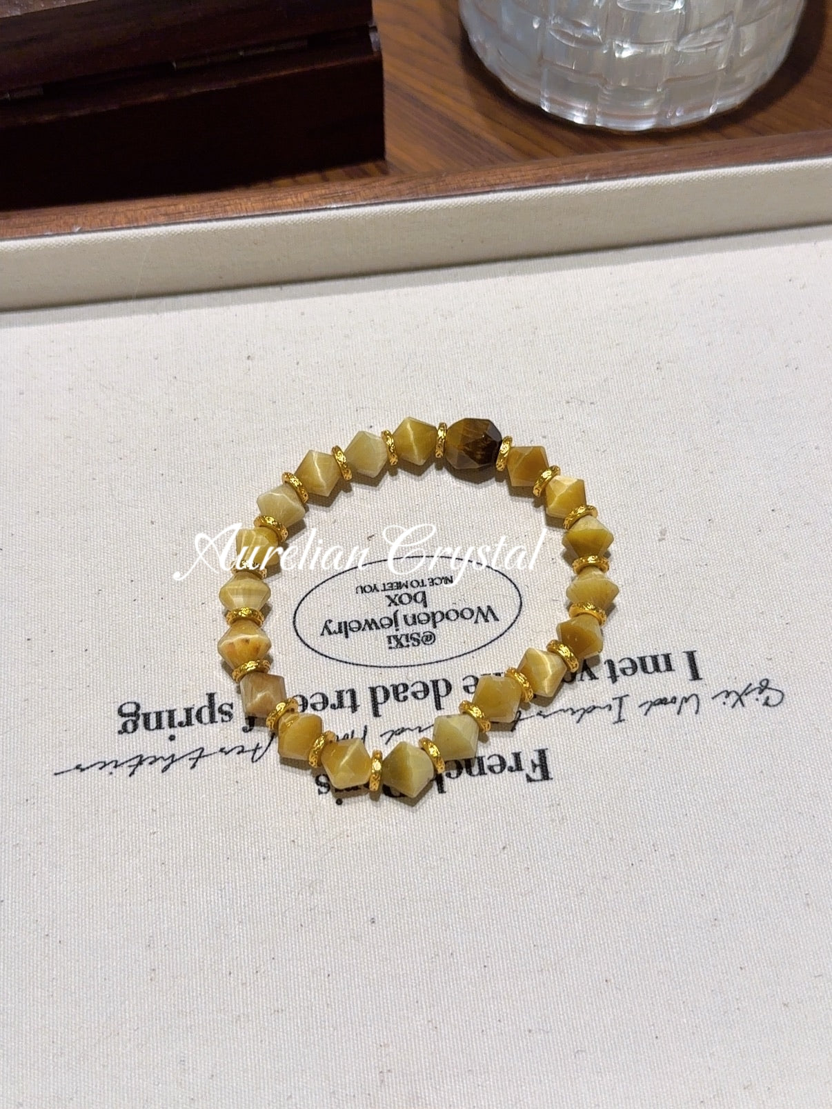 Golden Tiger's Eye Bracelet for Wealth & Career (bac1565)